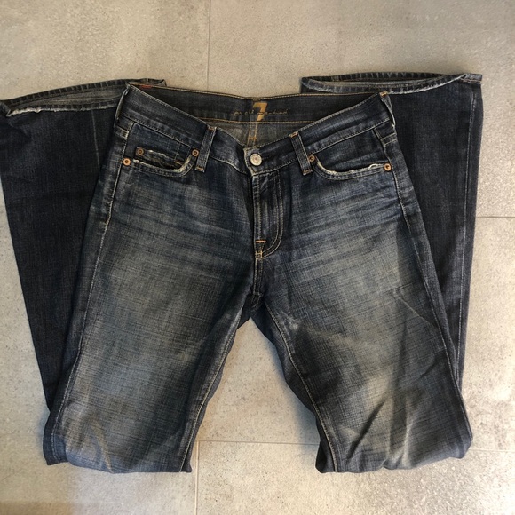 7 For All Mankind Flare Jeans - Picture 8 of 10